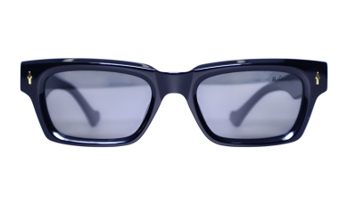 Stylish women's fashion square glasses in black frame