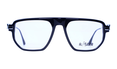 David Beckham glasses with a mix of plastic and metal frame