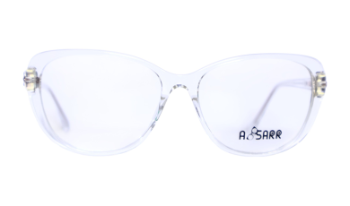 Turquoise transparent fashion eyeglasses with clear frame