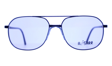 Men’s black double bridge prescription glasses