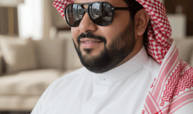 Men’s Sky Blue Plastic Sunglasses - Image 3