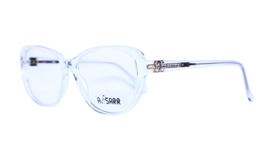 Turquoise transparent fashion eyeglasses with clear frame
