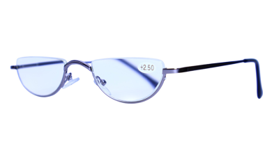 Stylish and lightweight half-rim reading glasses for clear vision