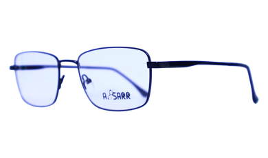 Men’s full-rim black metal medical glasses