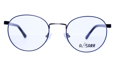 Classic round eyeglasses for women with a vintage circular frame